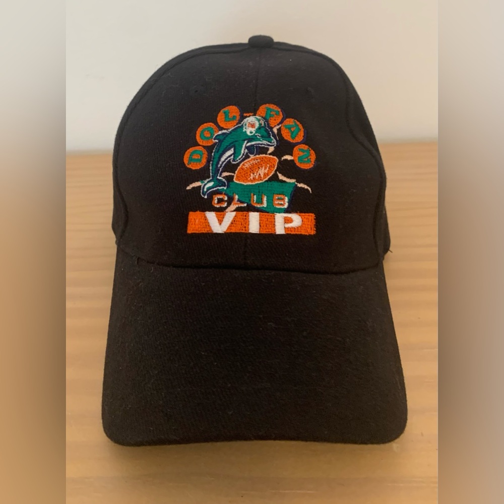 Miami Dolphins Black Dol-Fan Club VIP Cap